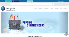 Desktop Screenshot of peptide.com